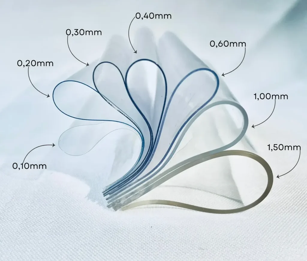 5 Metros - Plastico Cristal Super Grosso Transparente 1mm
